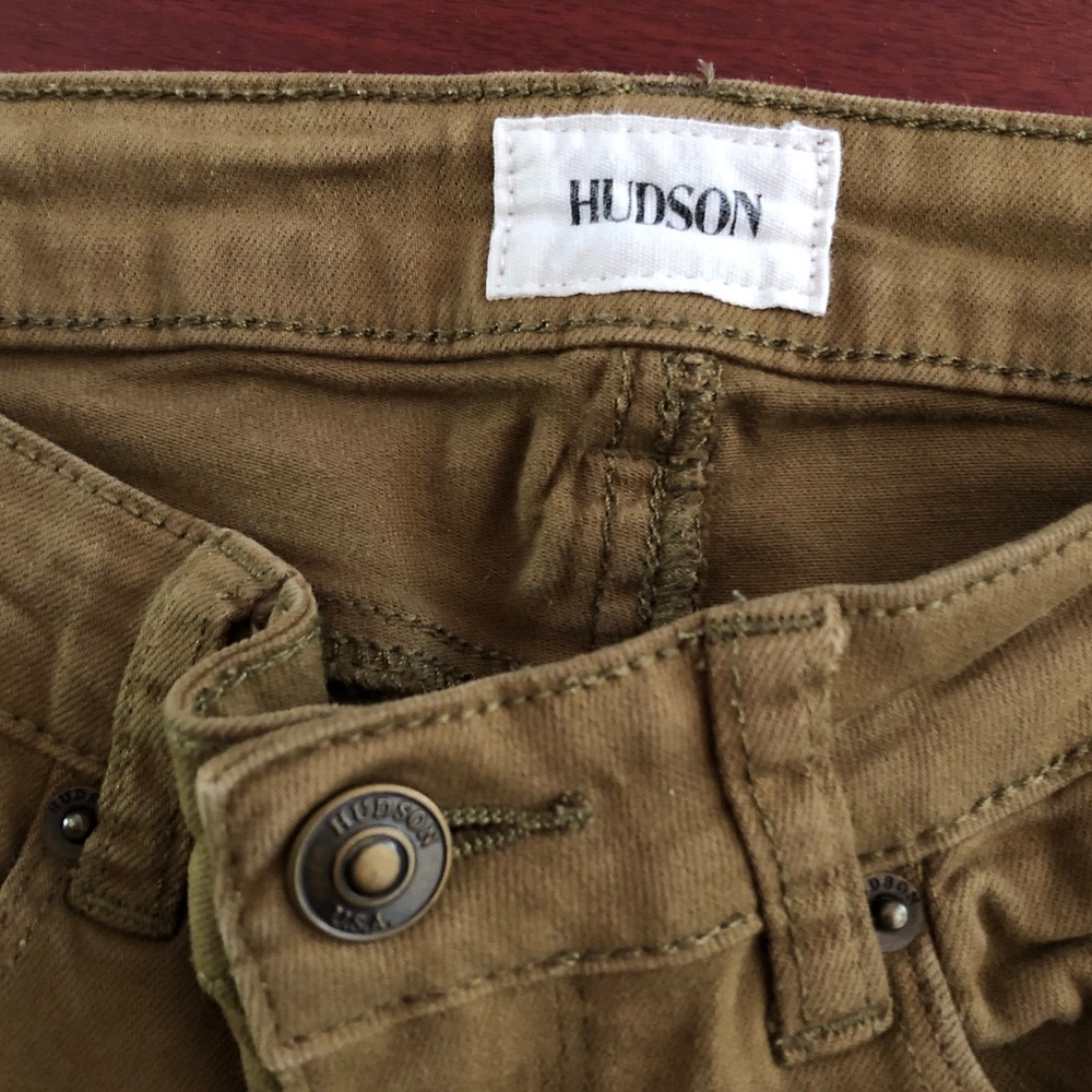 HUDSON green jeans